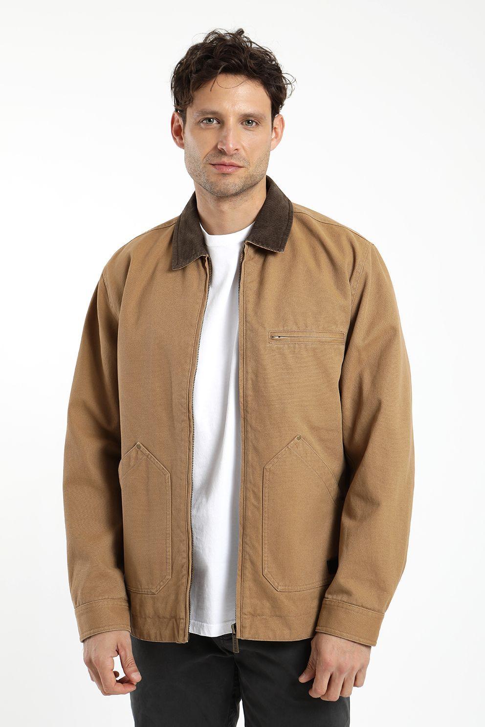 Chaqueta hombre sin gorrro pampa 100% algodón Froens-4