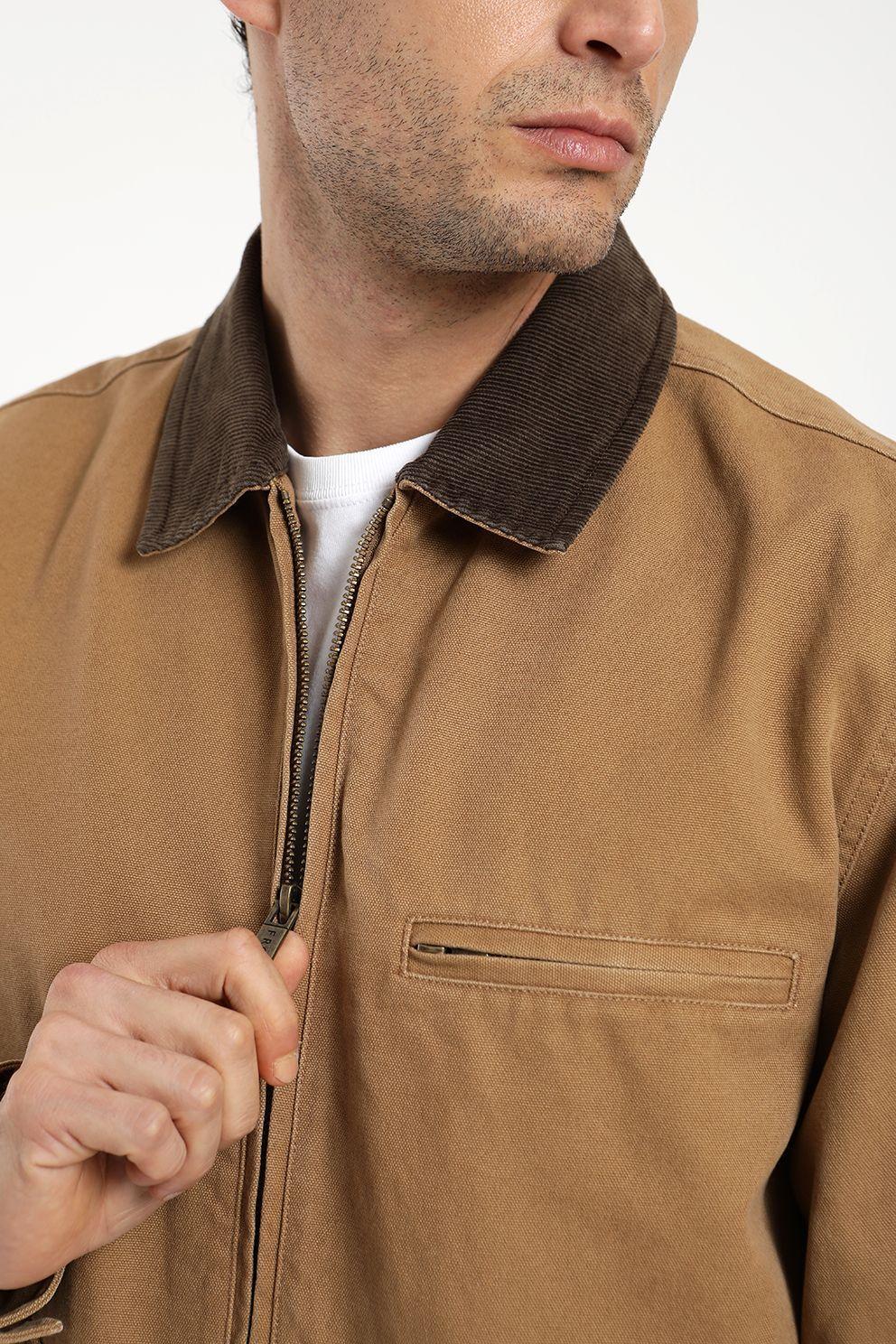 Chaqueta hombre sin gorrro pampa 100% algodón Froens-6