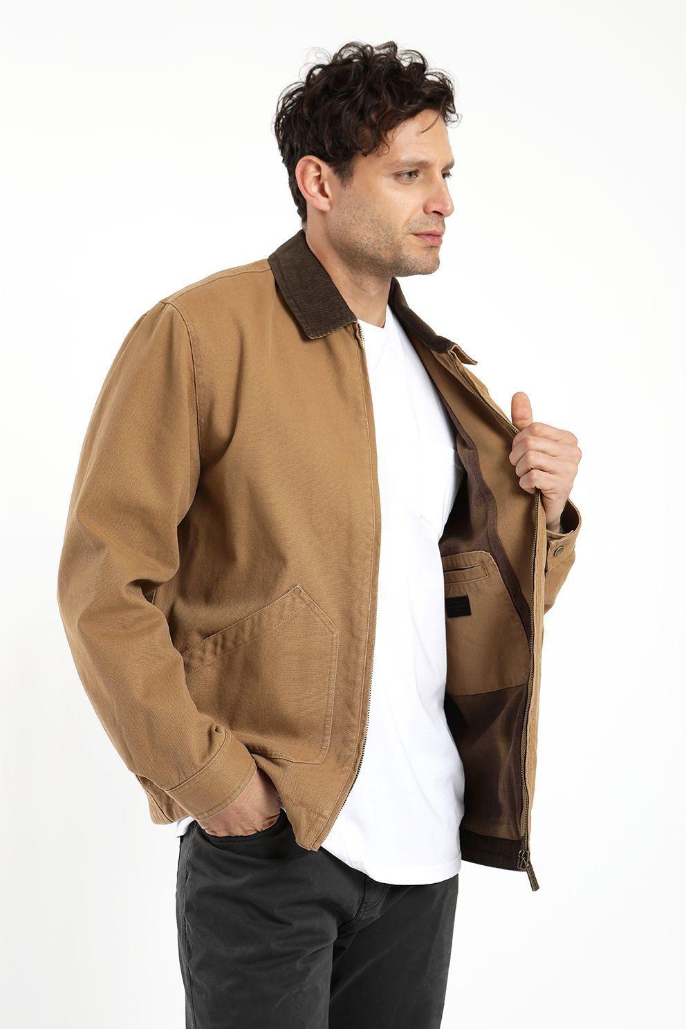 Chaqueta hombre sin gorrro pampa 100% algodón Froens-2