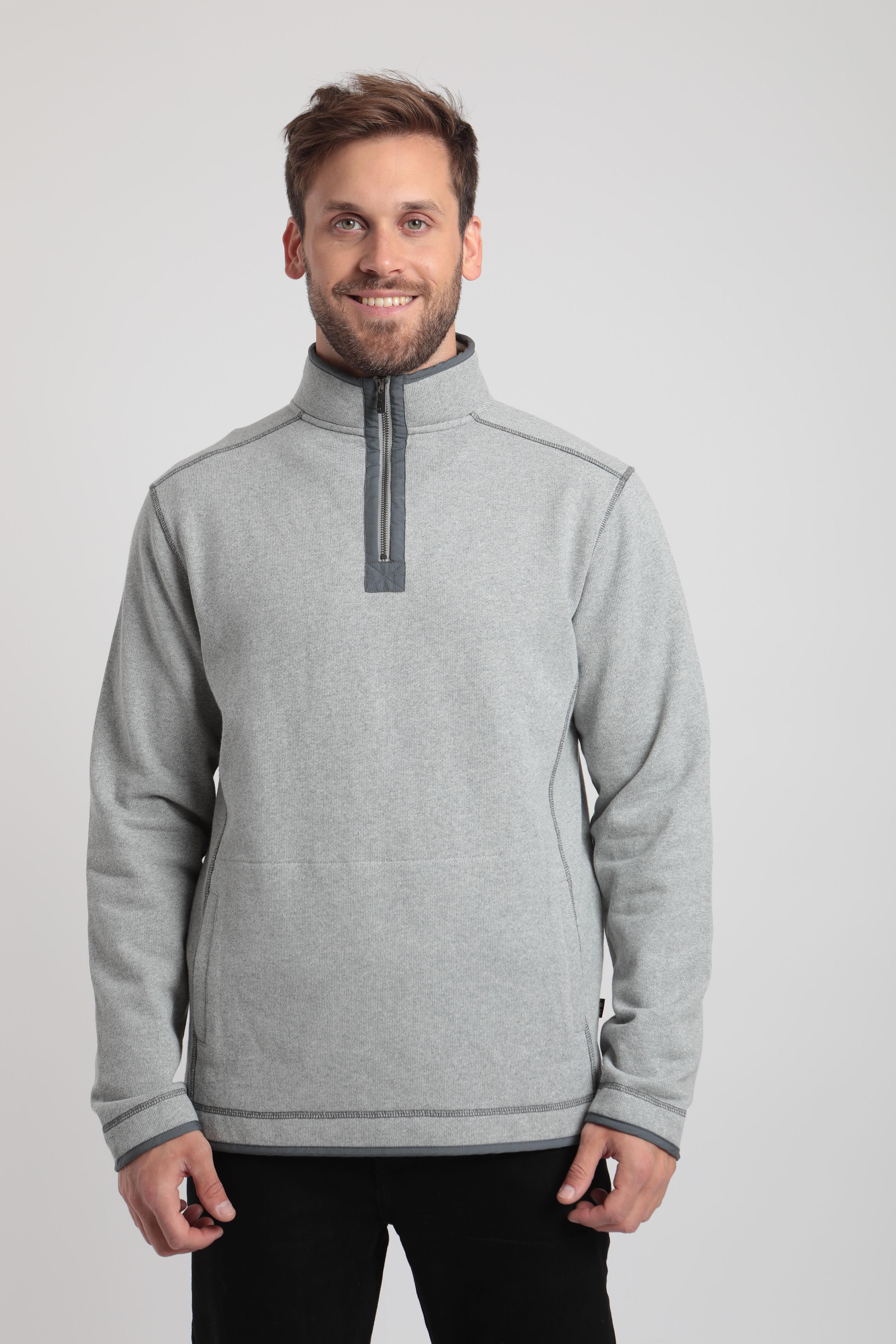 Polerón hombre Maiten gris melange -0