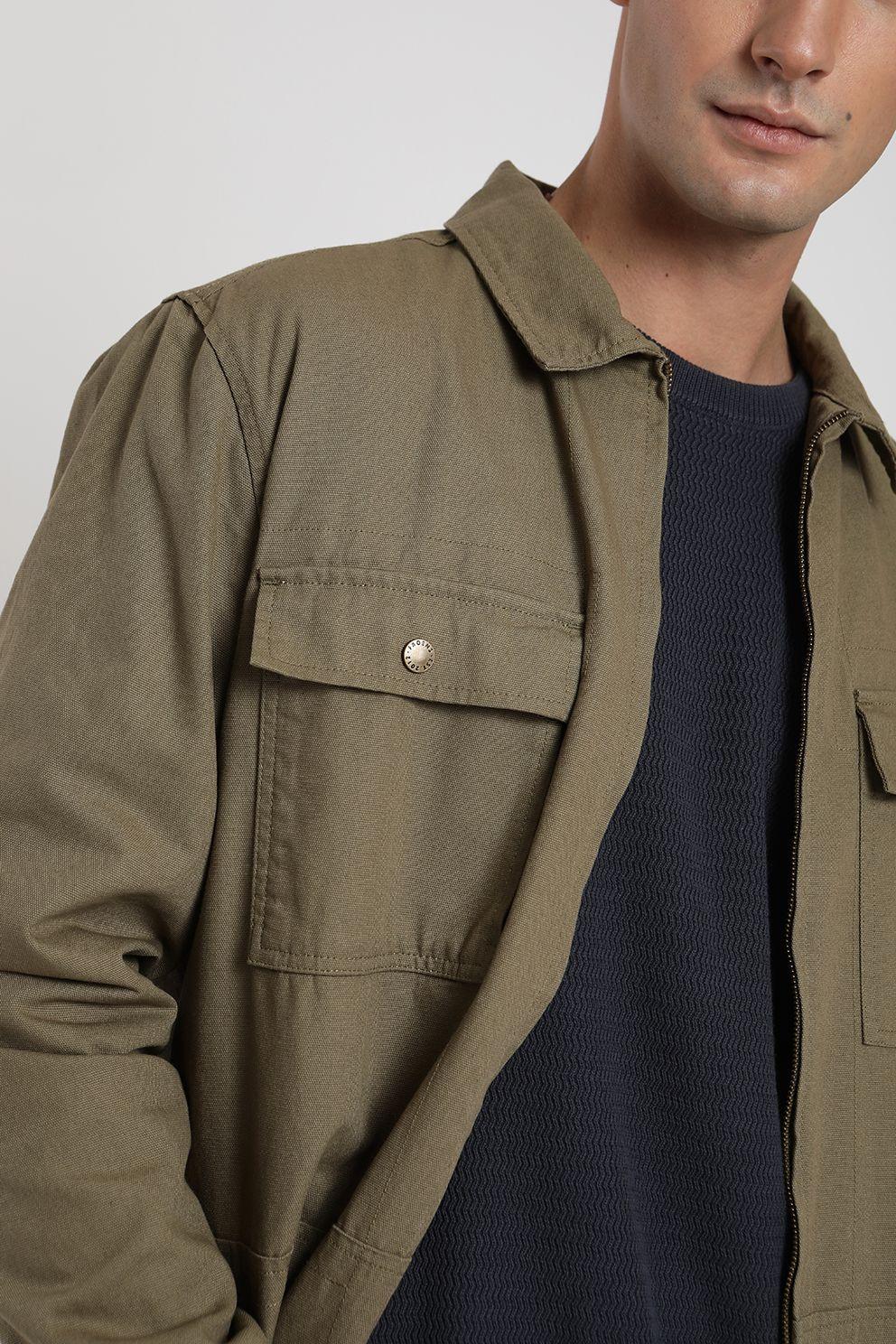 Chaqueta hombre Salinas olivo -1