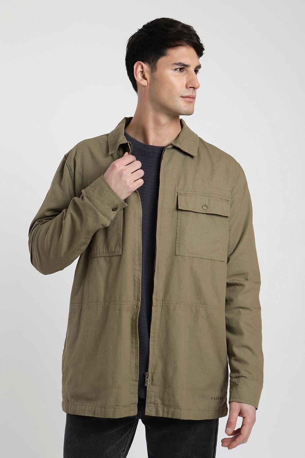 Chaqueta hombre Salinas olivo -5