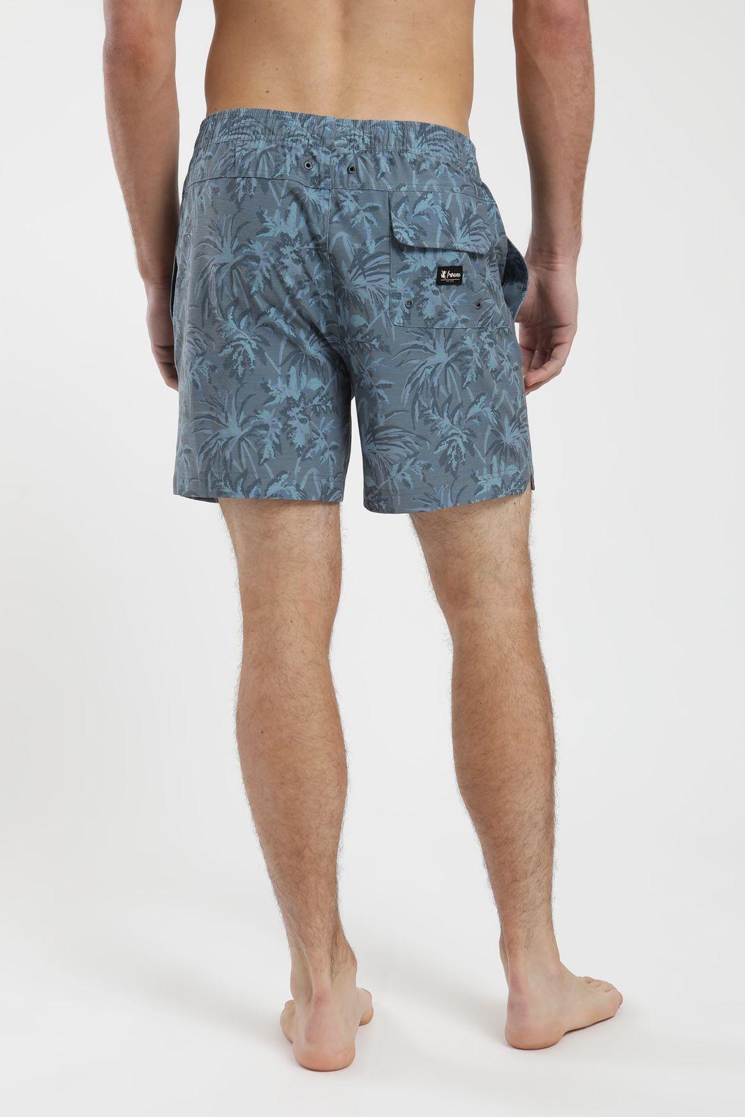 Traje de Baño hombre Trunk Selva 2 azul Poliéster Reciclado Froens-2