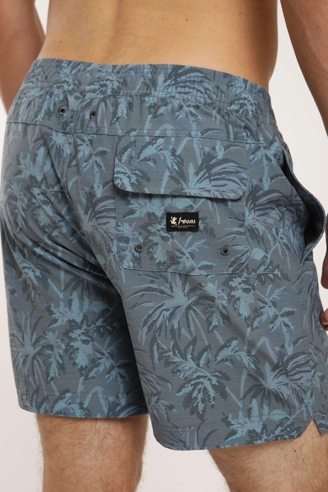 Traje de Baño hombre Trunk Selva 2 azul Poliéster Reciclado Froens-3