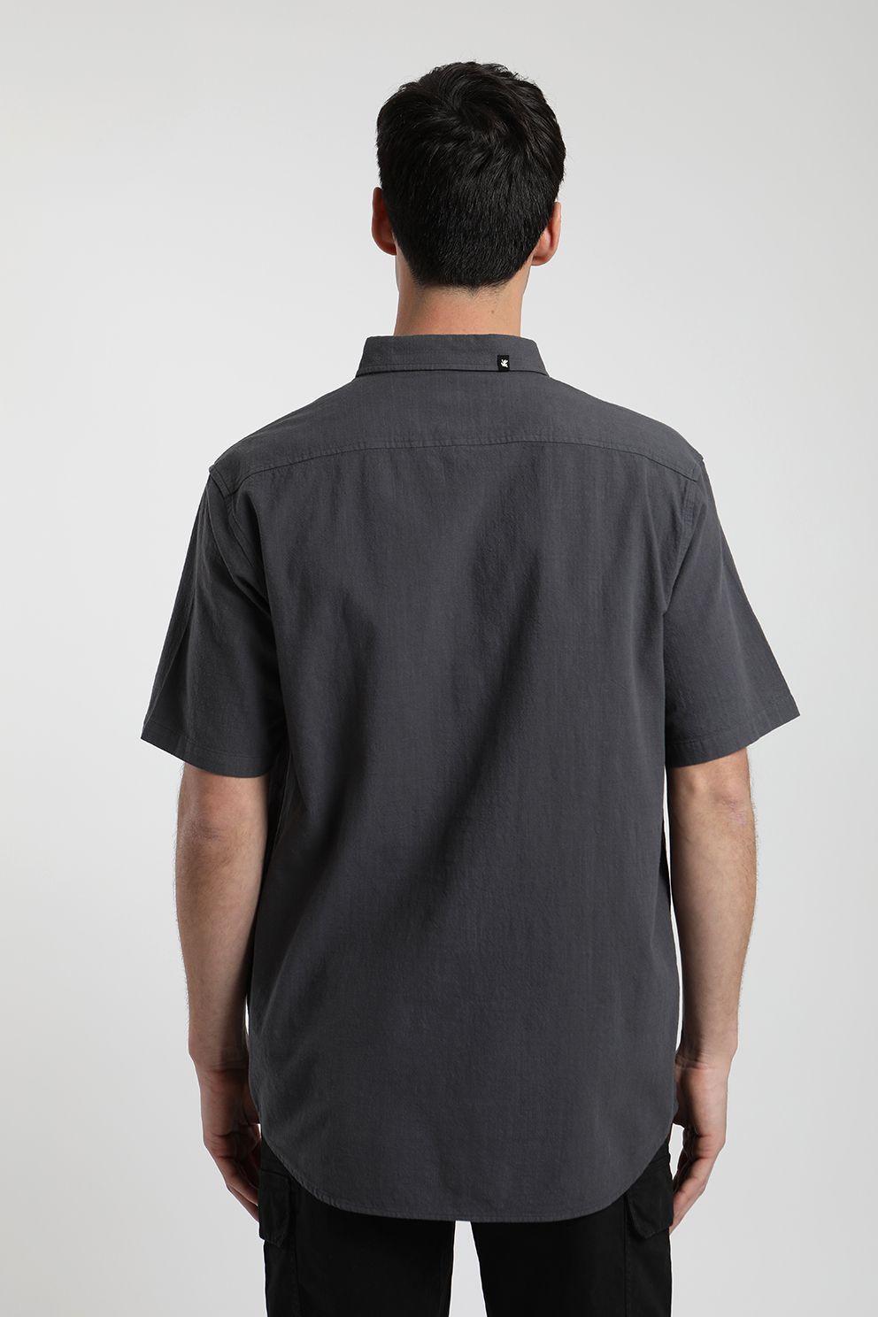 Camisa manga corta Basic grafito -2