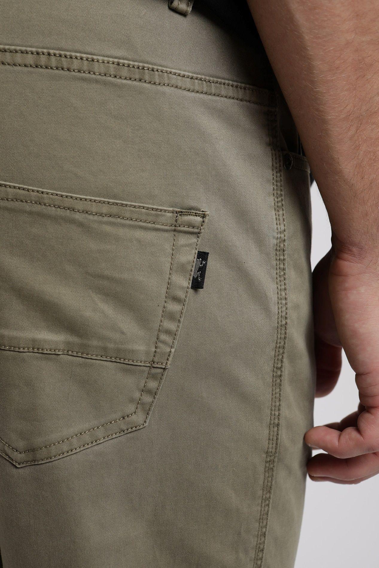 Pantalón hombre Shaper olivo -1