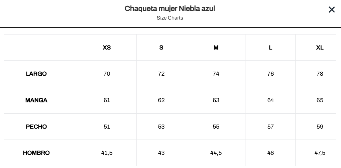 Chaqueta mujer Niebla Froens-5