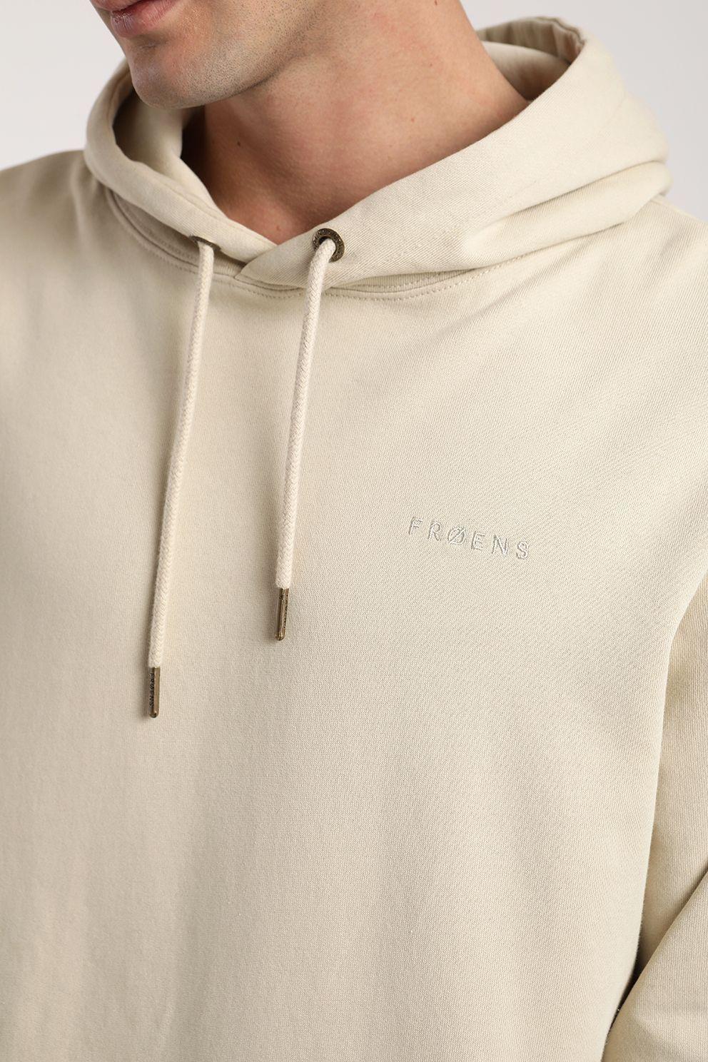 Polerón hombre Hoodie beige -1