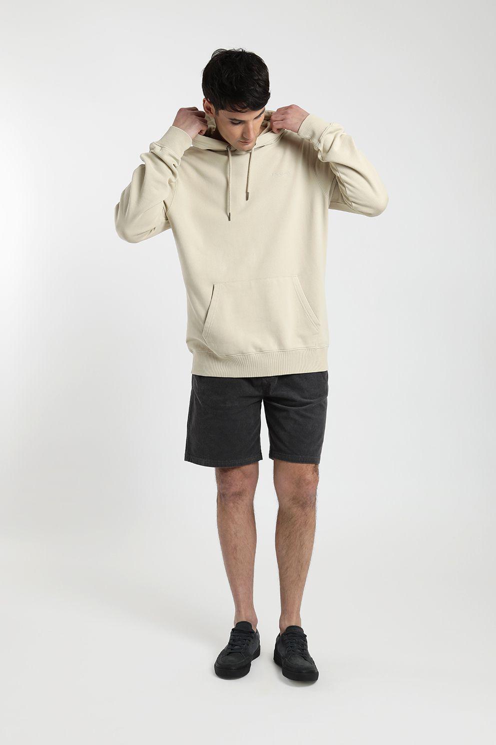 Polerón hombre Hoodie beige -3