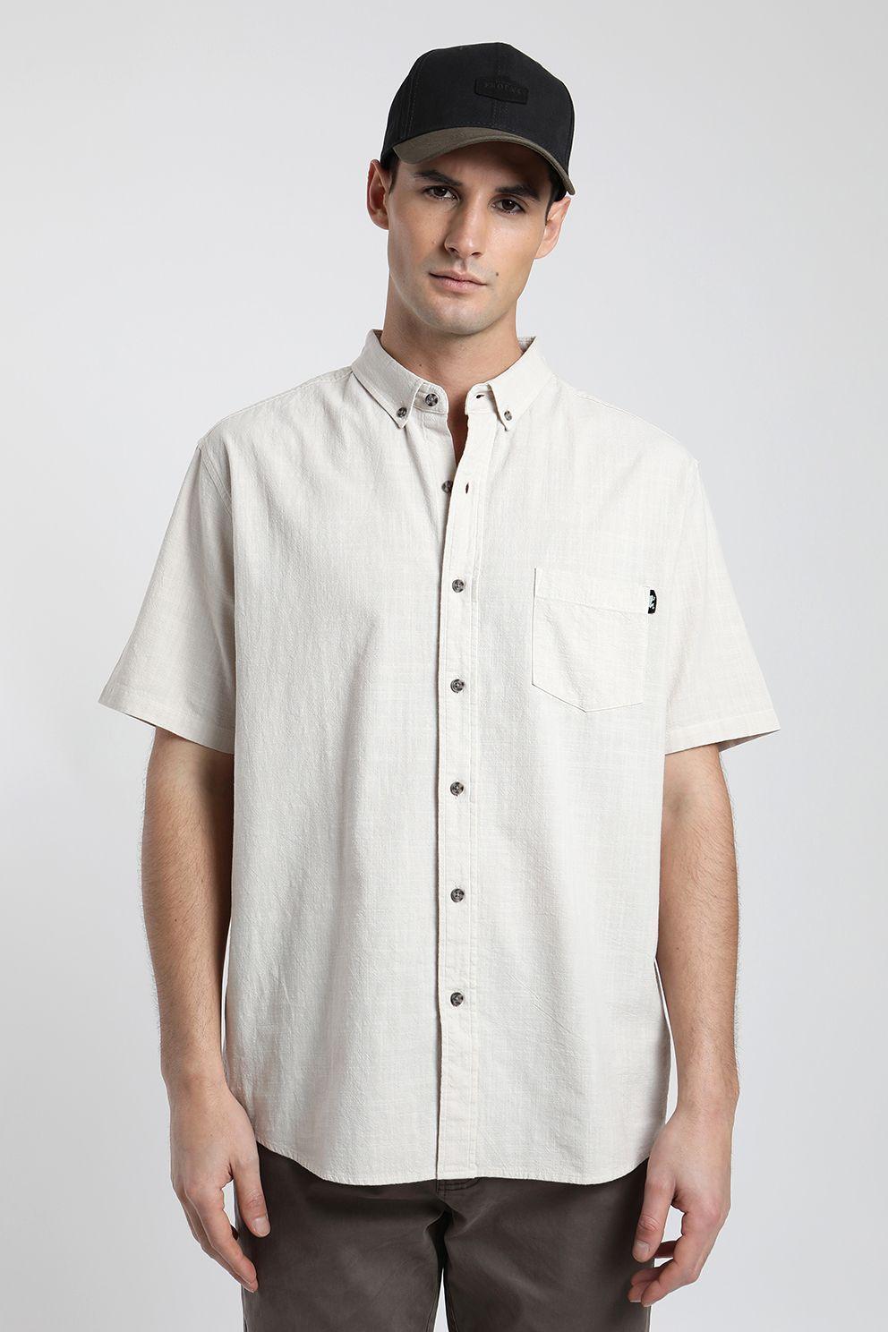 Camisa manga corta Classic blanco -0