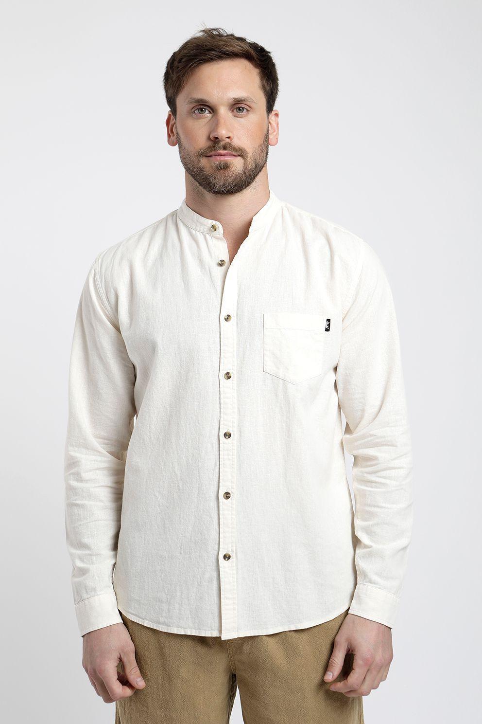 Camisa Manga Larga Hombre Mao -0