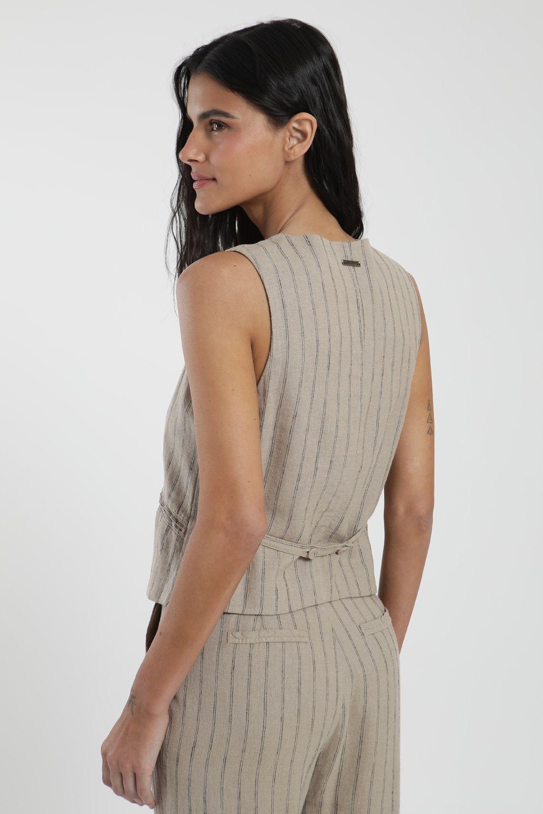 Blusa Sandalo Mujer -Lino-2