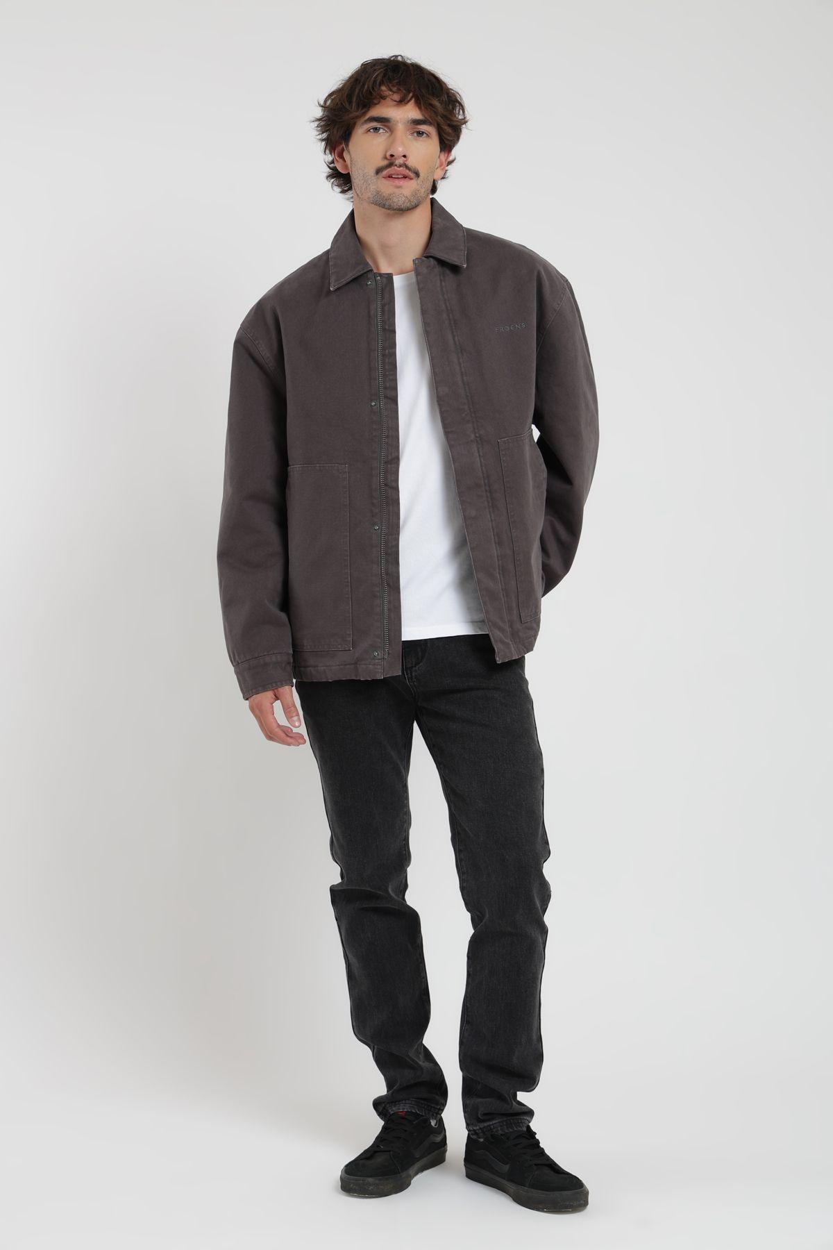 Chaqueta hombre Petrohue grafito Froens-3