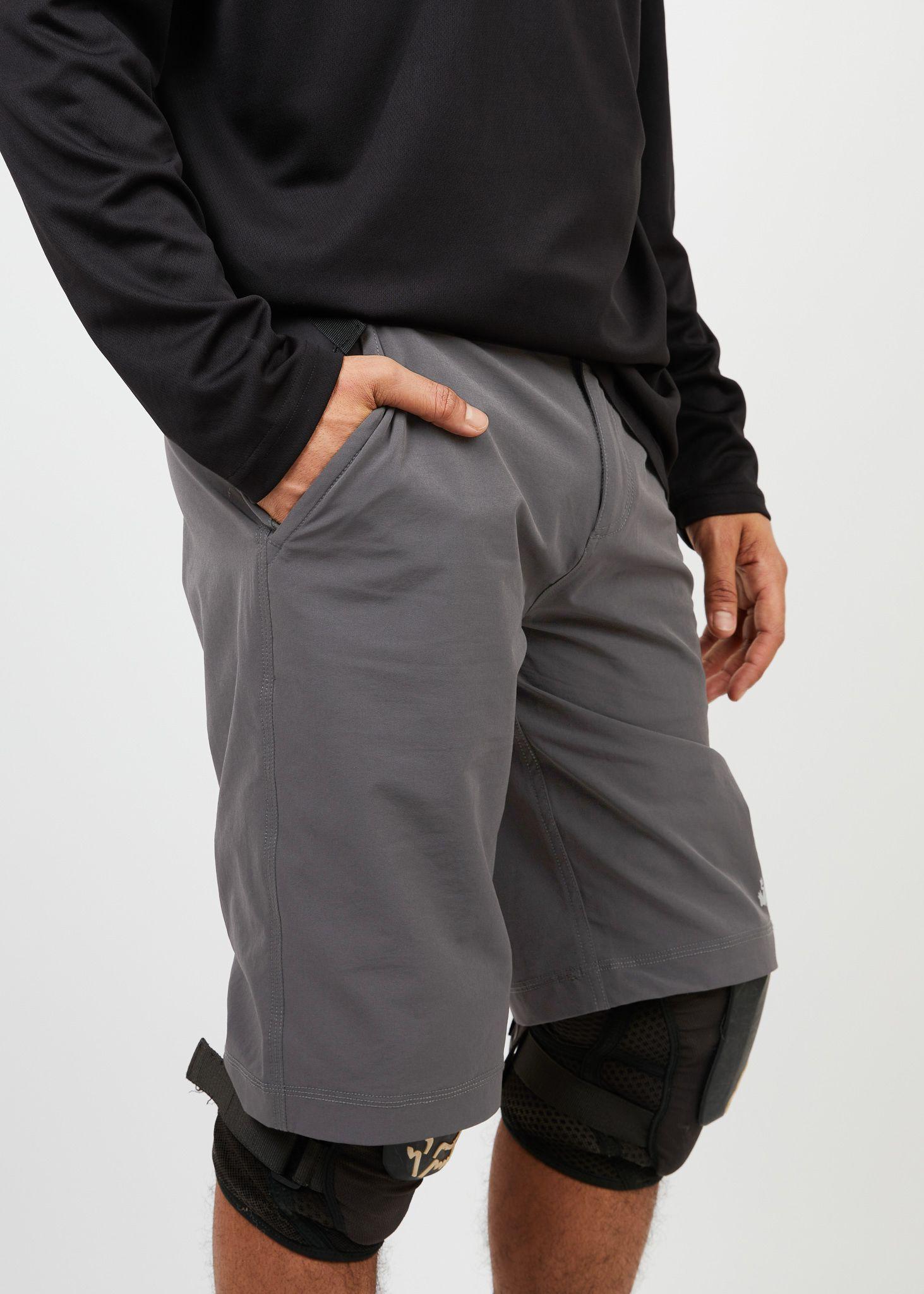 Short + calza hombre MTB gris claro-1