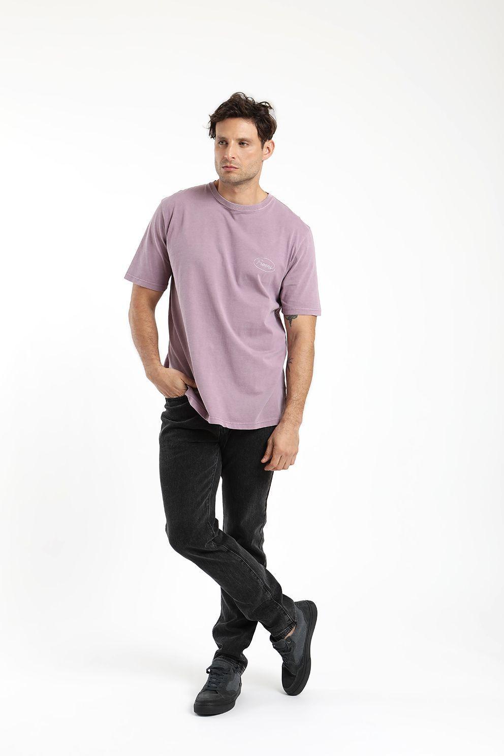Polera hombre manga corta cuerda 100% algodón orgánico Froens-3