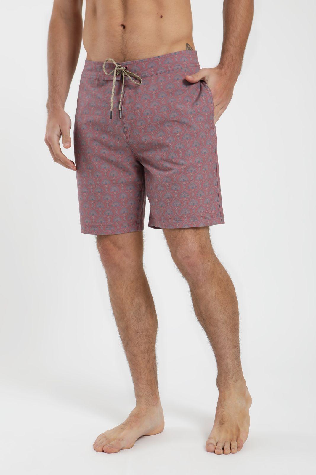 Traje de Baño hombre Surf Bird burdeo Poliéster Reciclado Froens-3