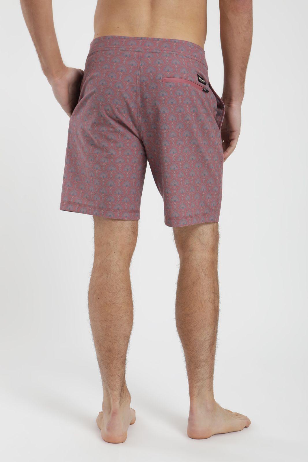 Traje de Baño hombre Surf Bird burdeo Poliéster Reciclado Froens-4