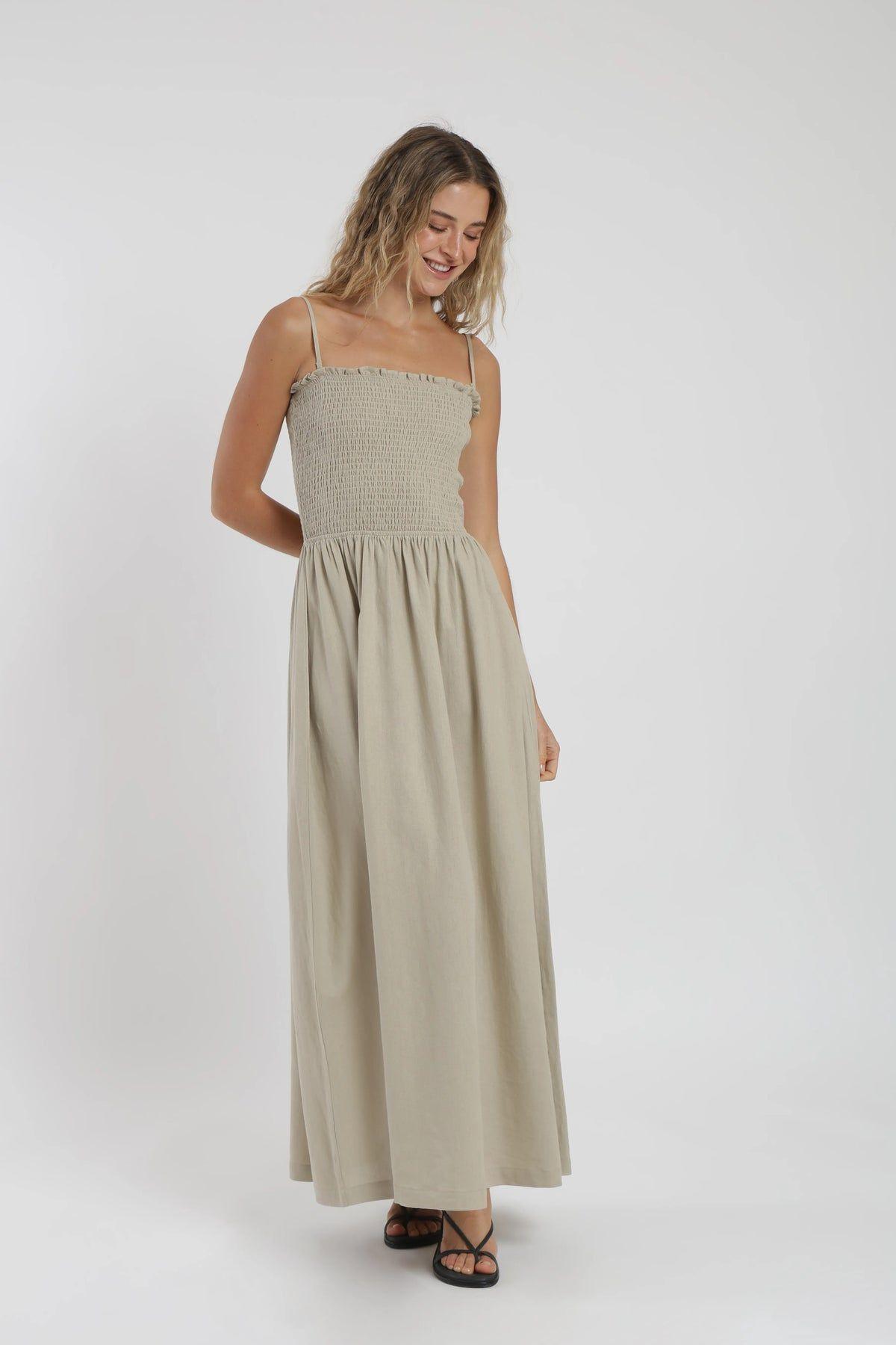 Vestido largo panal-0