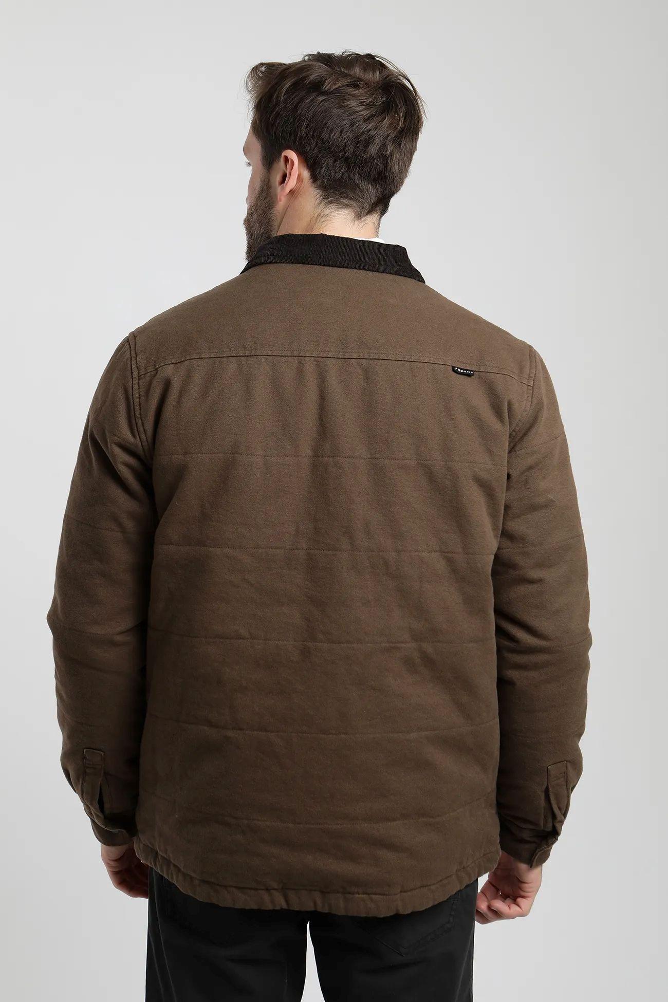 Chaqueta hombre Rapel café  -3