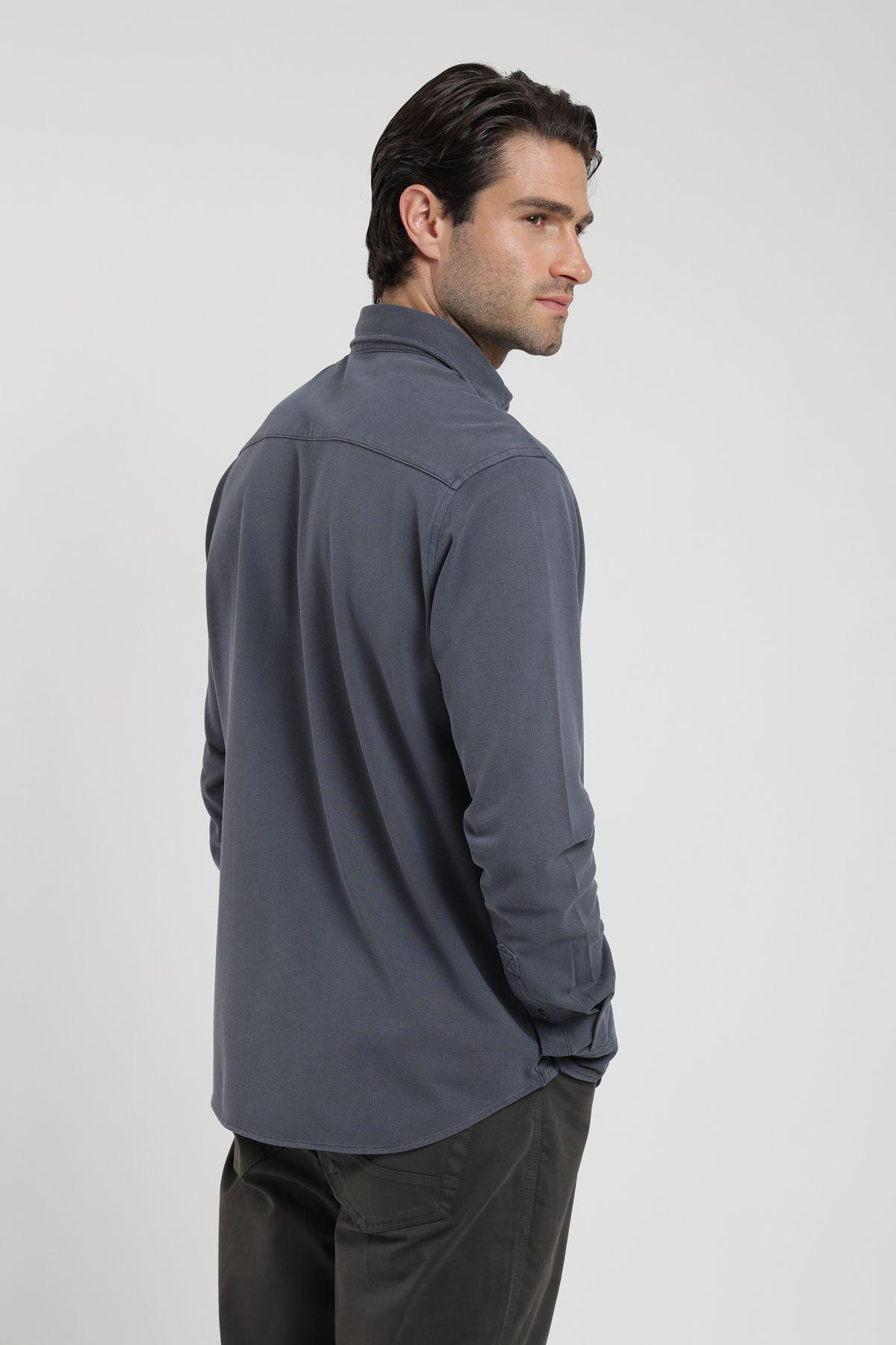 Camisa Manga Larga Lisboa Algodón Orgánico Froens-2