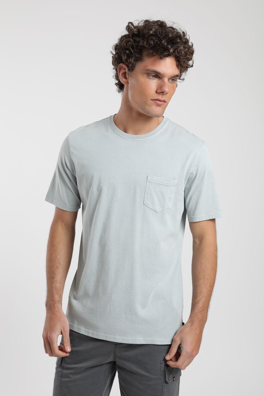 Polera hombre manga corta Bolsillo hielo Algodón orgánico Froens-2