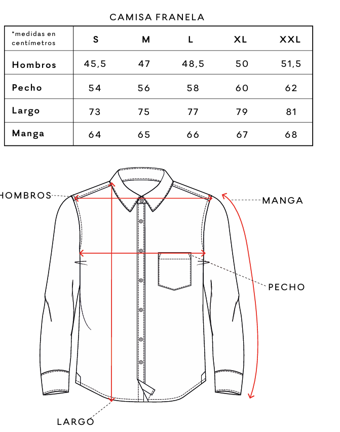 Camisa  Manga Larga Franela Froens Hombre-4