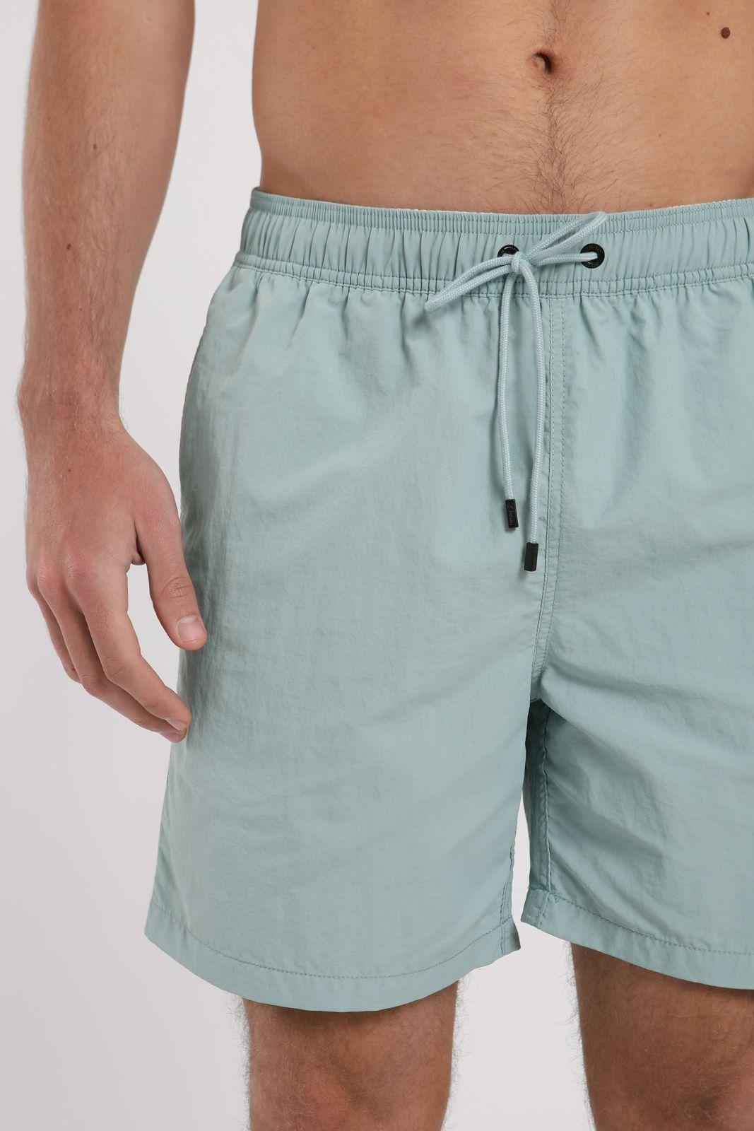 Traje de Baño hombre Classic Solid celeste Nylon Reciclado Froens-3