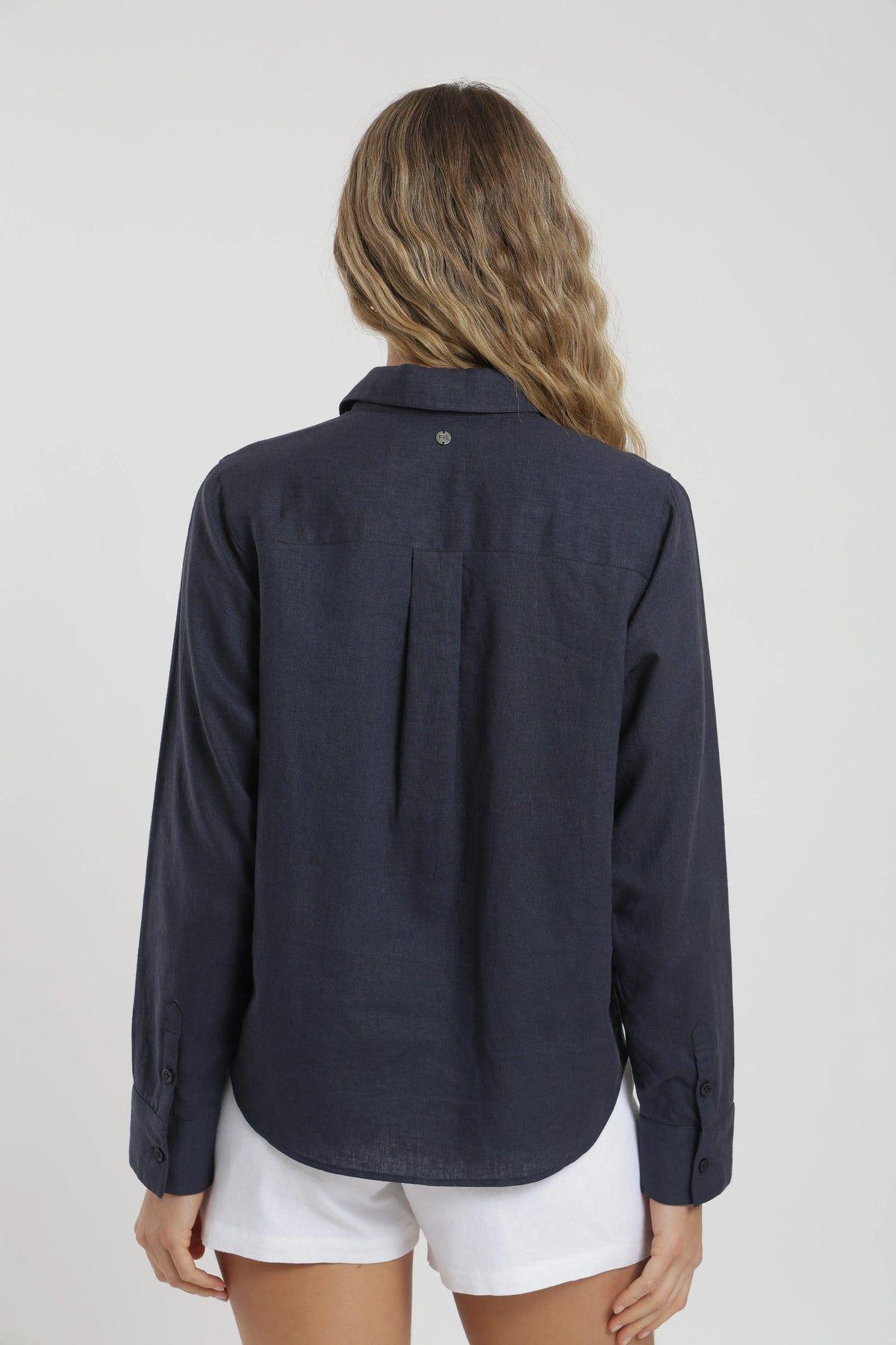 Blusa manga larga mujer basic-1
