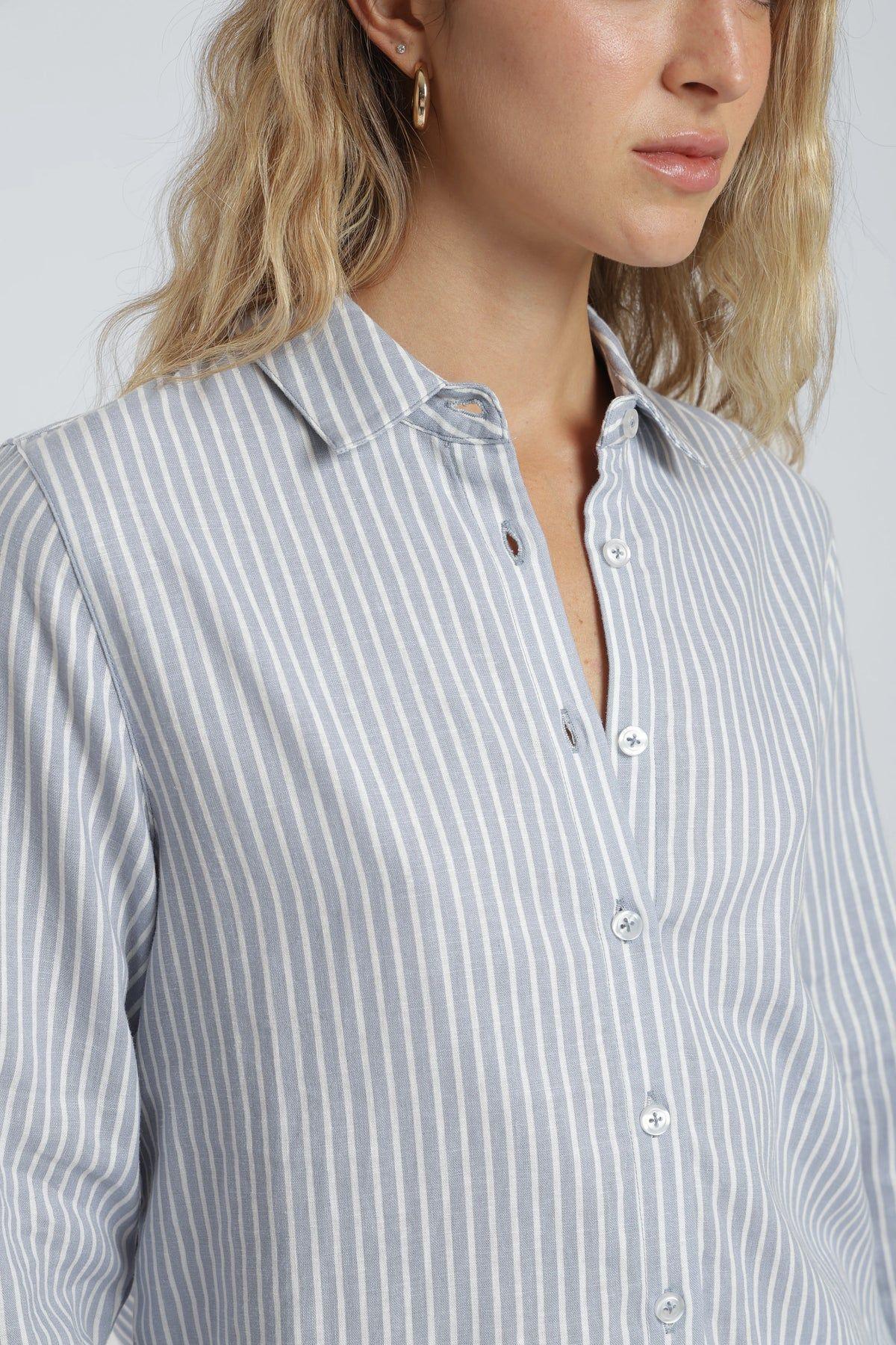 Blusa manga larga mujer basic-0