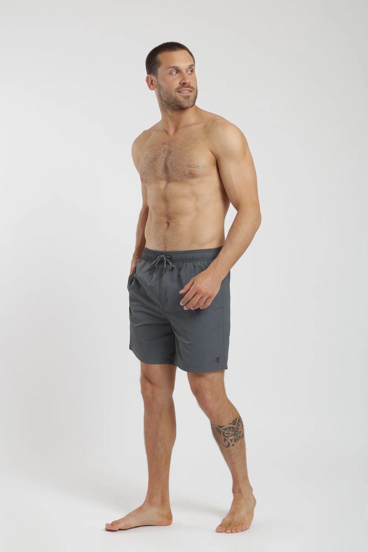 Traje de baño hombre solid-4