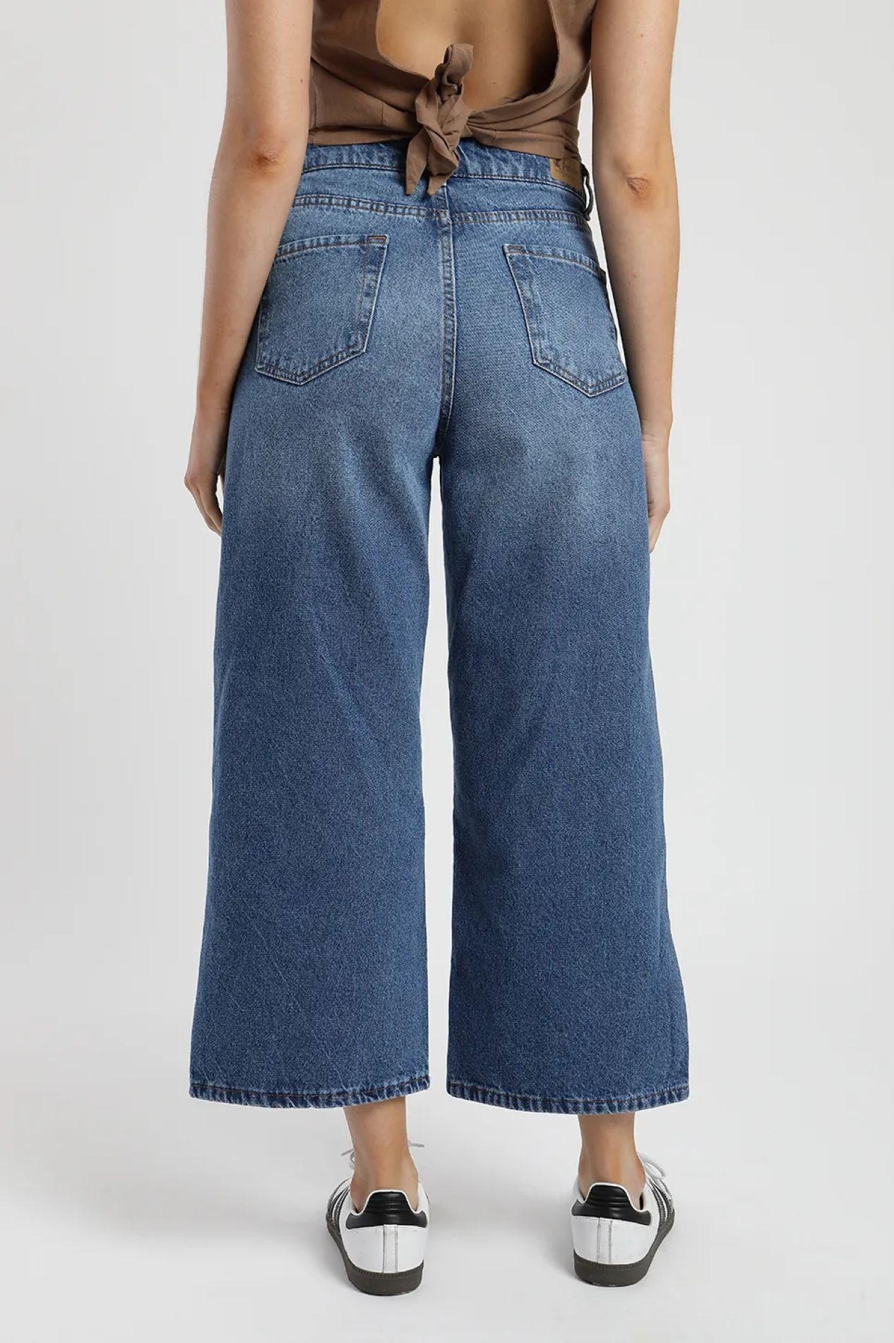 Pantalón mujer Turquía azul -2