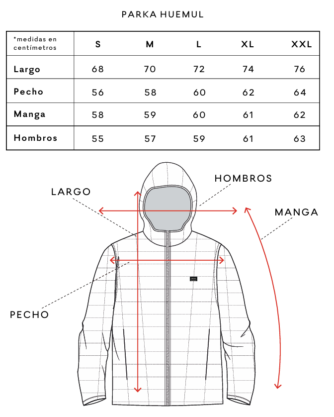 Parka hombre Huemul olivo froens-7