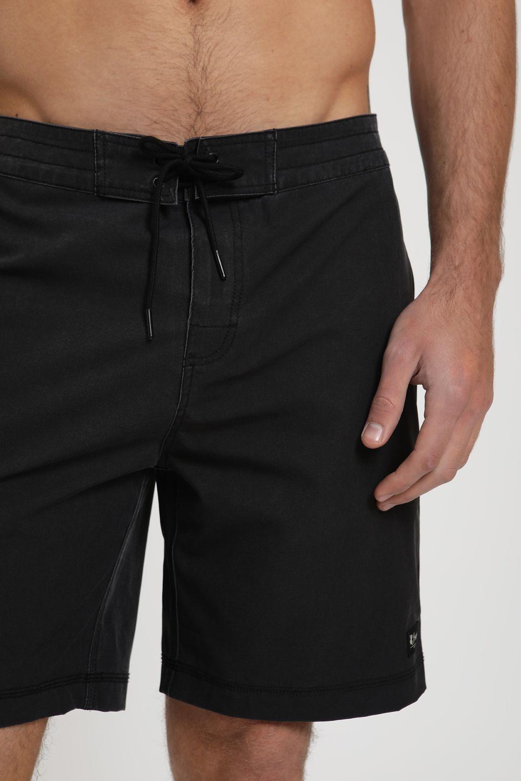 Traje de Baño hombre Surf Lavado negro Poliéster Reciclado Froens-2