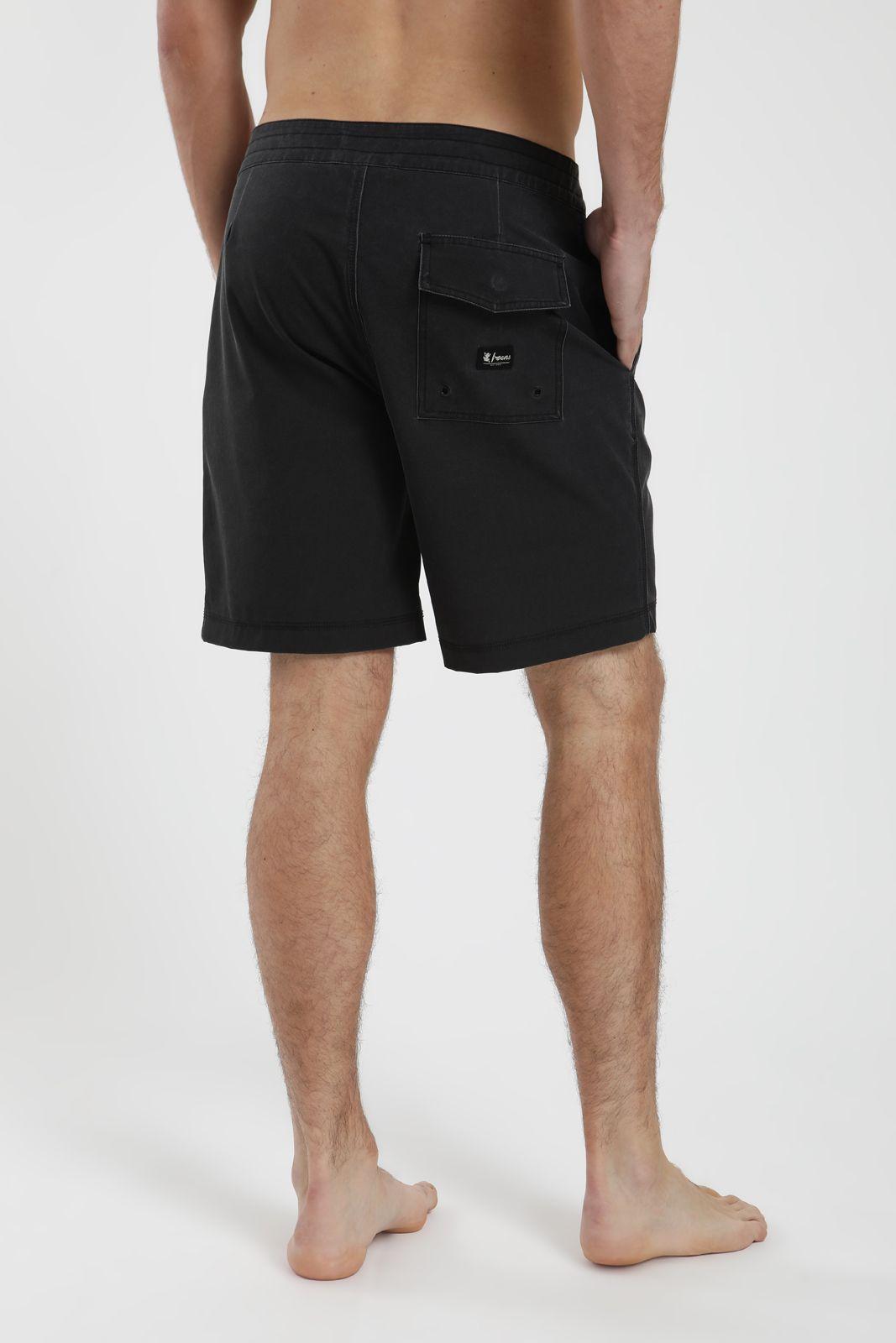 Traje de Baño hombre Surf Lavado negro Poliéster Reciclado Froens-4