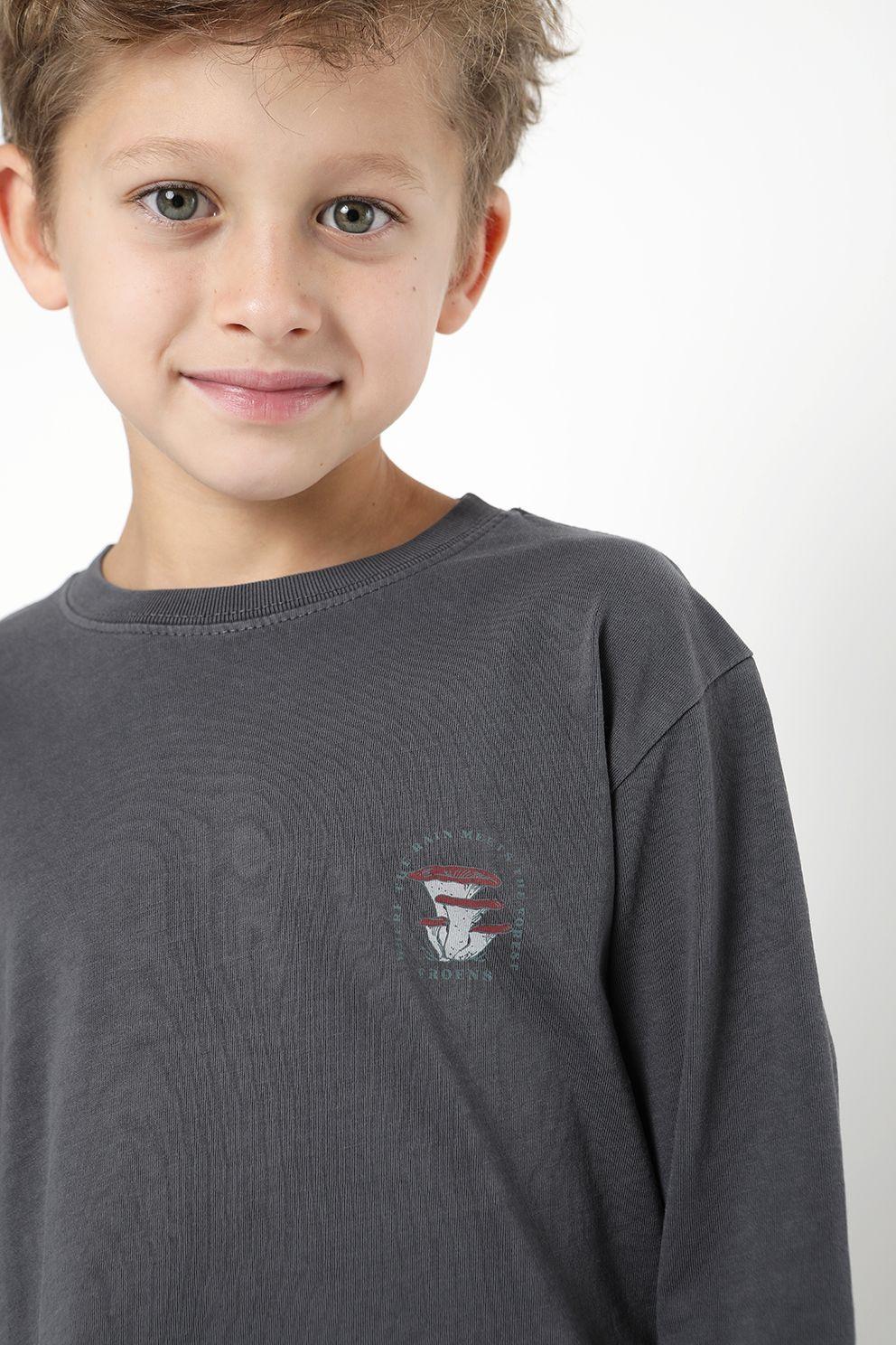 Polera Manga Larga Kids Fungi Froens-3