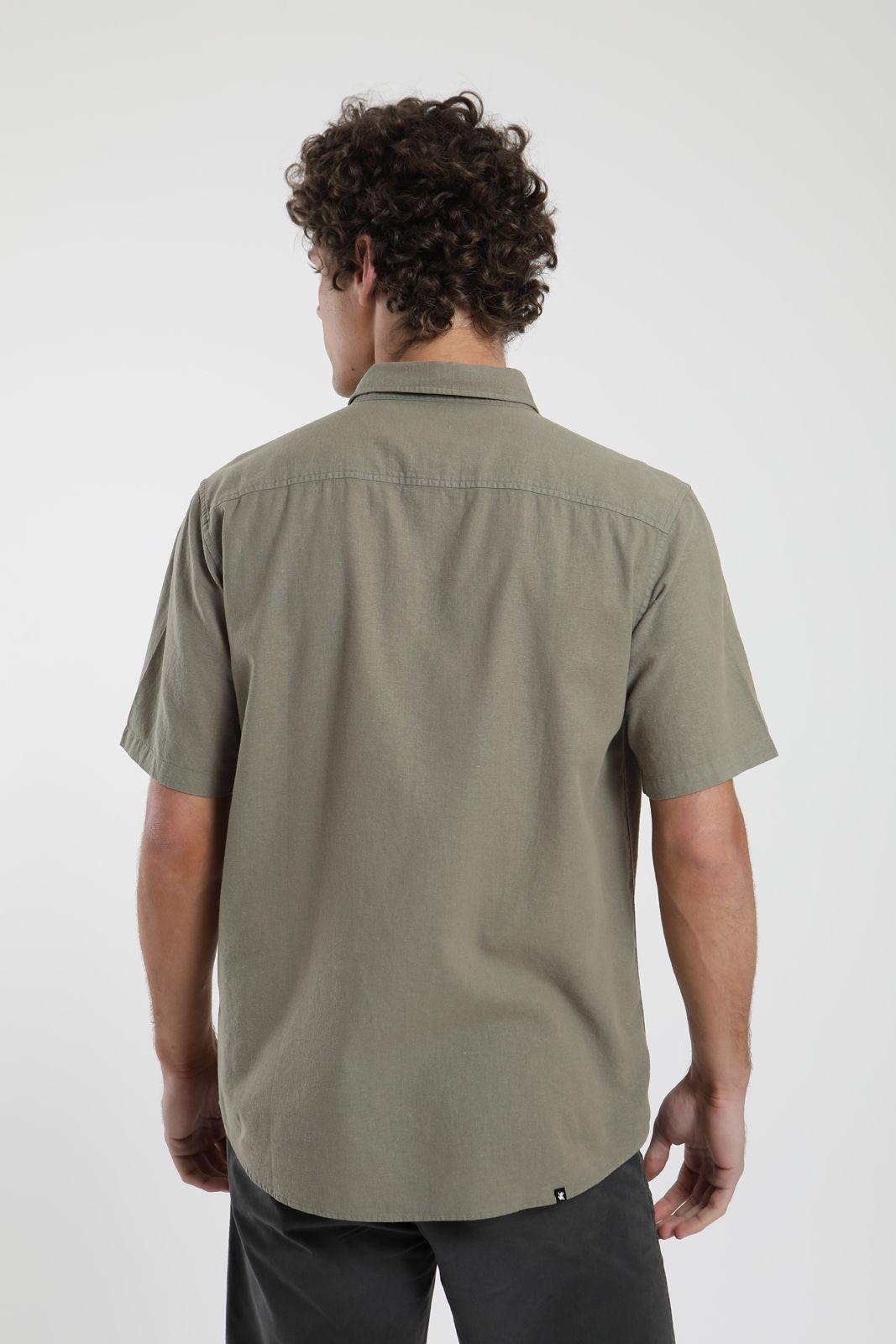 Camisa manga corta Classic verde Algodón orgánico Froens-2