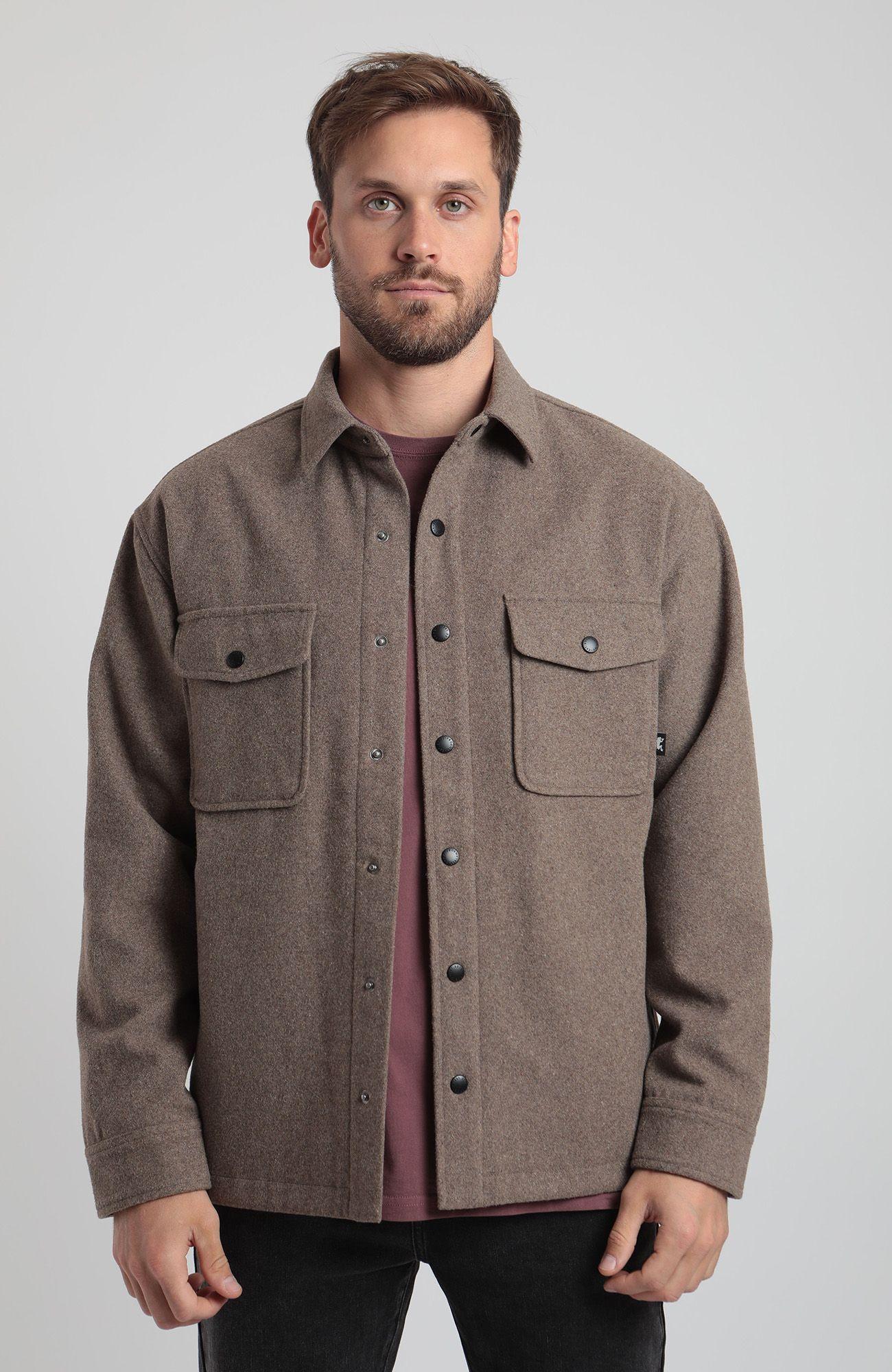 Chaqueta hombre Austral café -0