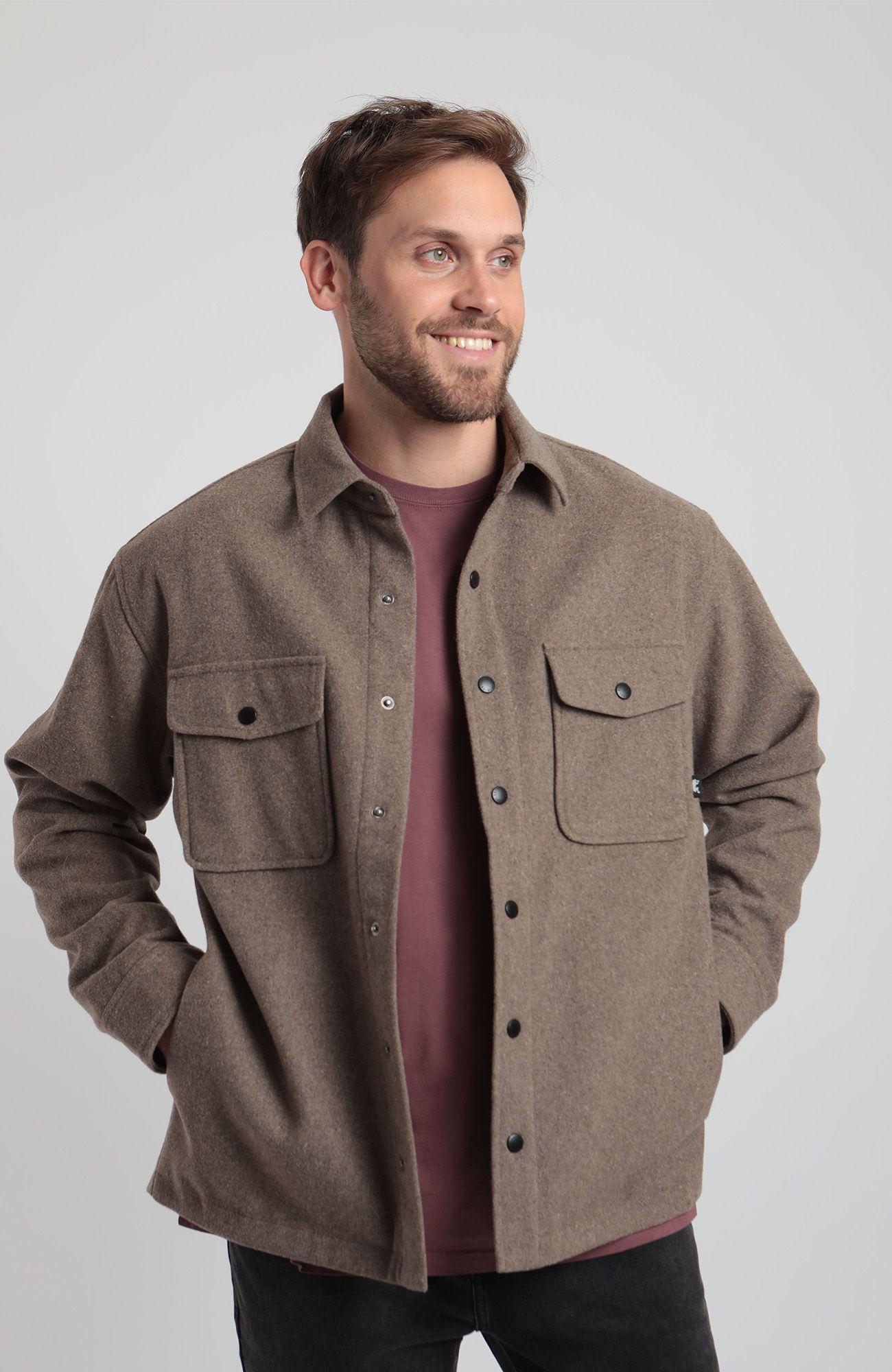 Chaqueta hombre Austral café -1