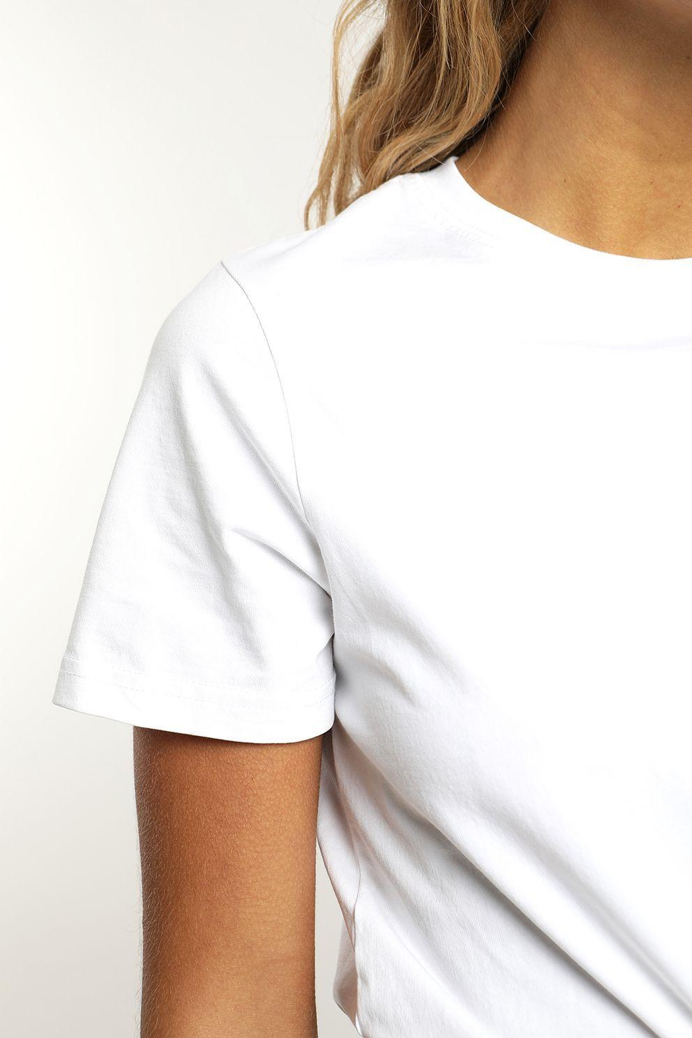 Polera manga corta mujer Round -1