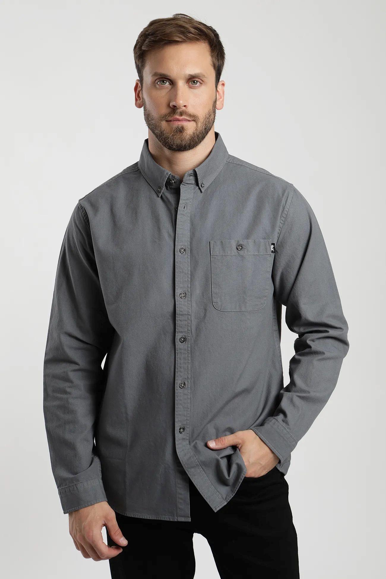 Camisa manga larga Ox petróleo  -0