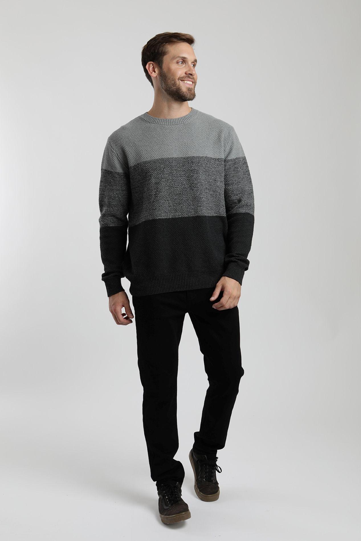 Chaleco hombre Petorca gris melange  -3