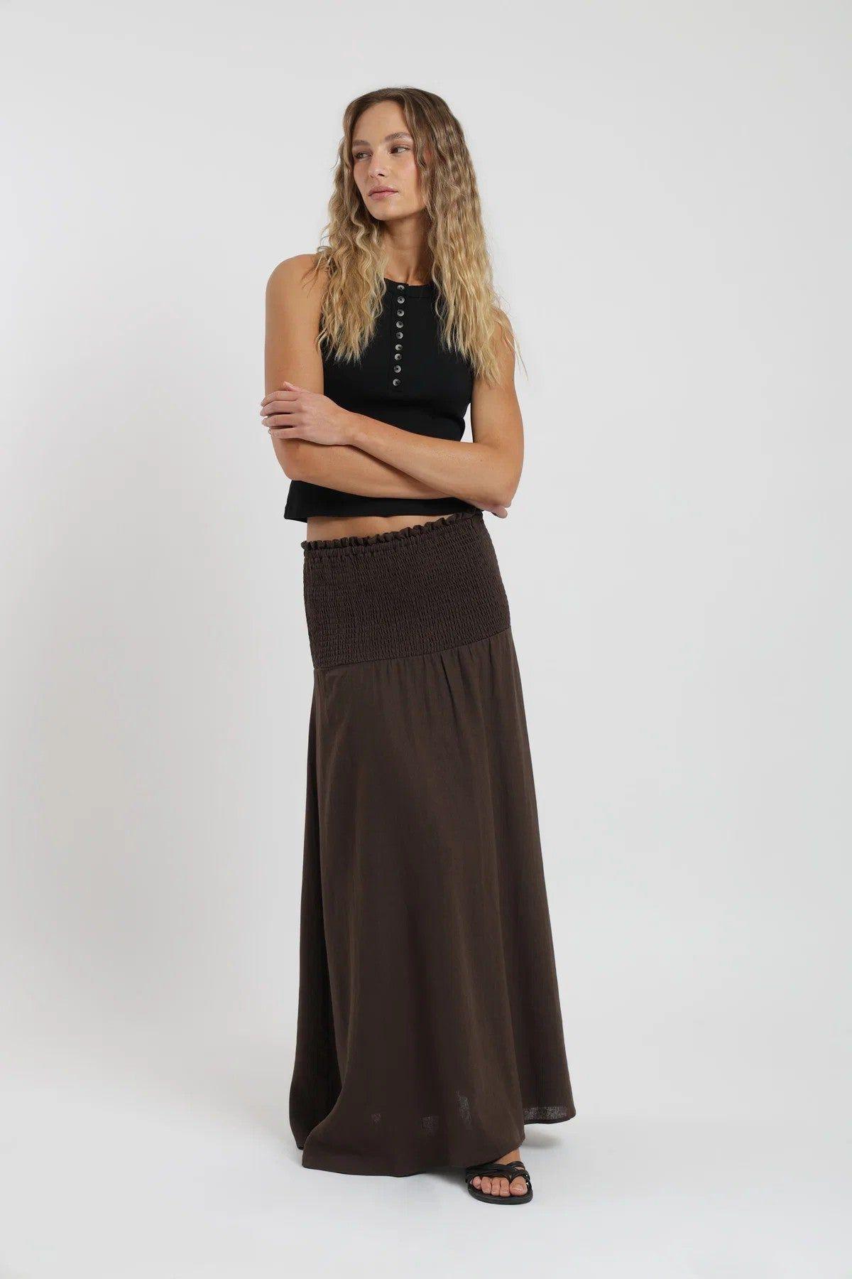 Falda larga Smock-4
