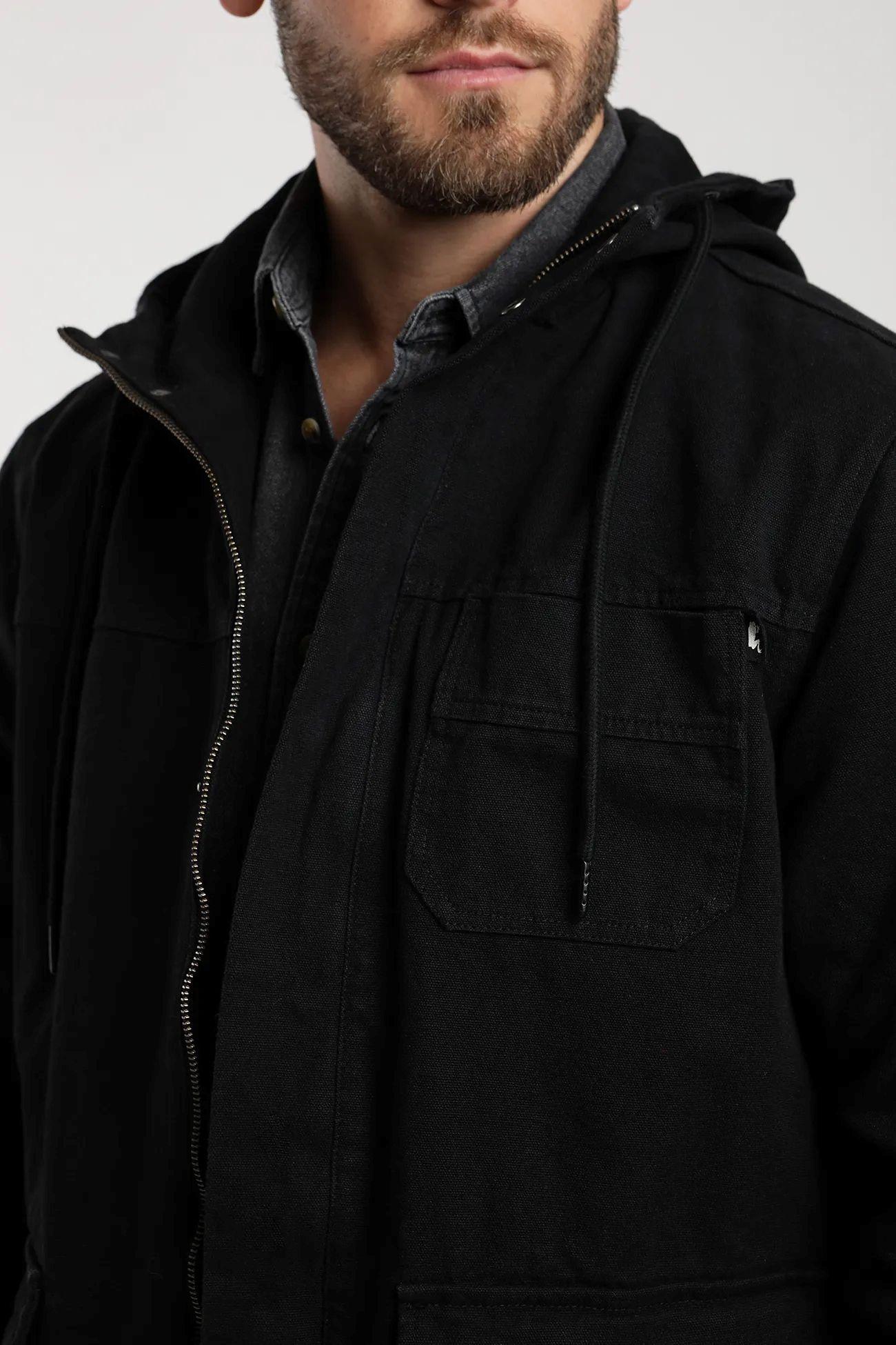 Chaqueta hombre Torres negro  -1