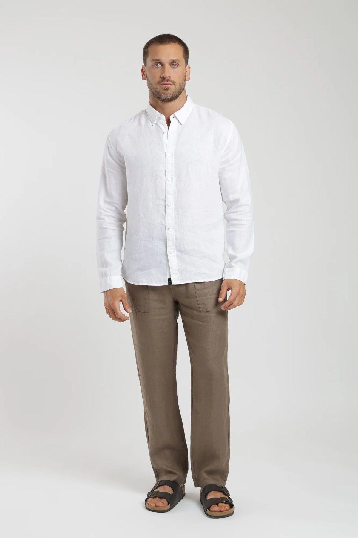 Camisa manga larga lino-3