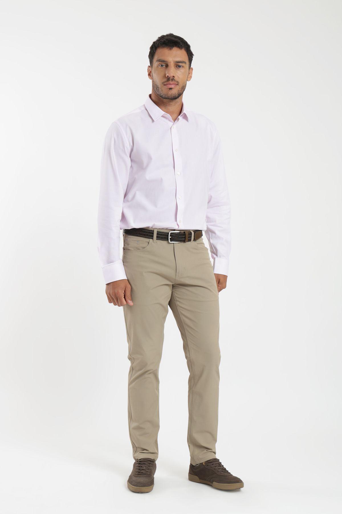 Camisa manga larga York mini check Label-2