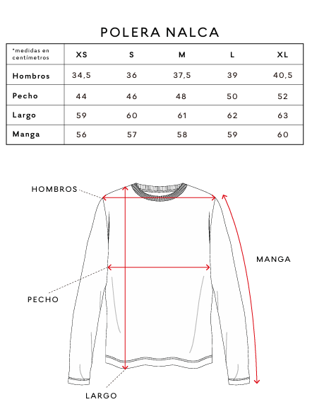Polera manga  larga Mujer Nalca Froens-4