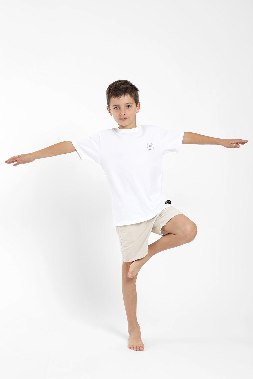 Polera kids manga corta palmera Froens-0