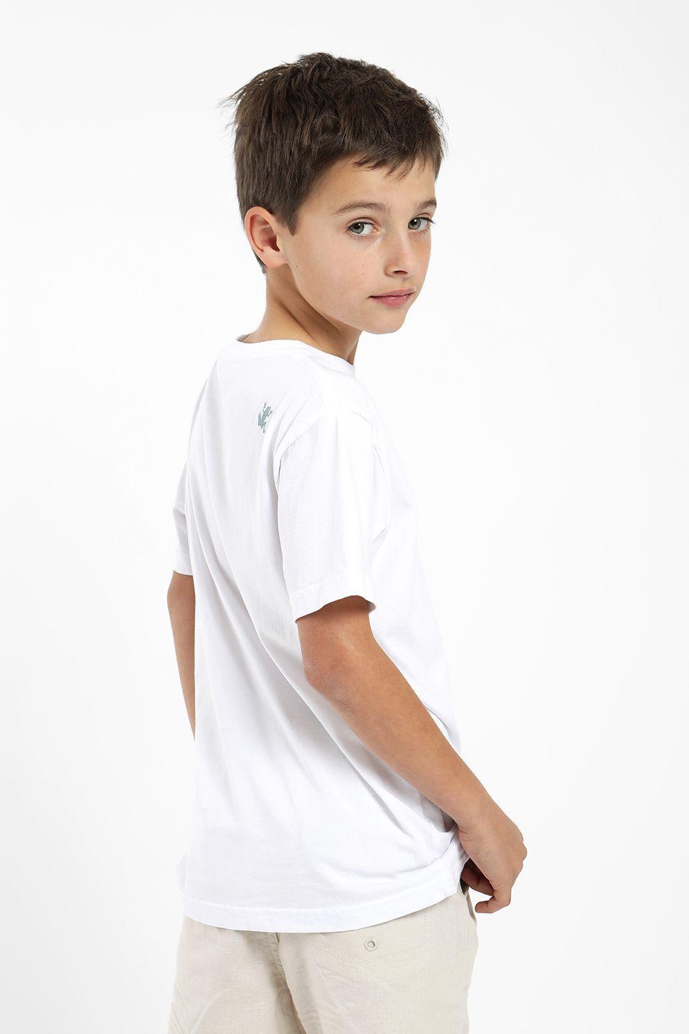 Polera kids manga corta palmera Froens-1