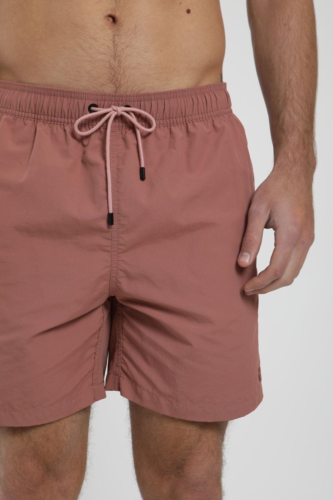 Traje de Baño hombre Classic Solid rojo Nylon Reciclado Froens-4