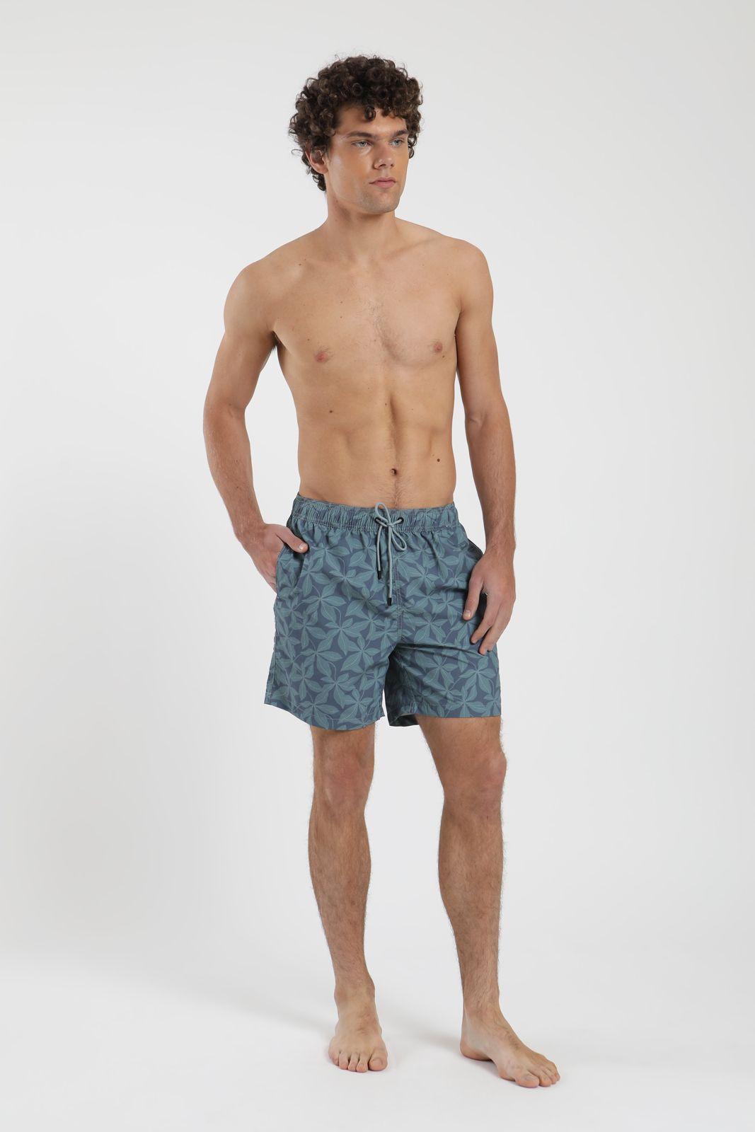 Traje de baño hombre classic Aralia azul Froens-2